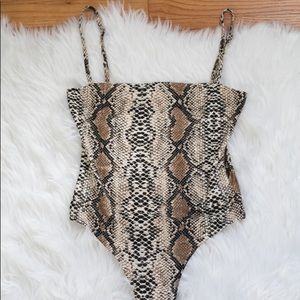 Snake skin body suit